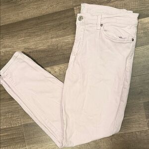 7 for All Mankind SZ 32 Women's Lilac skinny Jeans